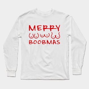 MERRY BOOBMAS 2021 Long Sleeve T-Shirt